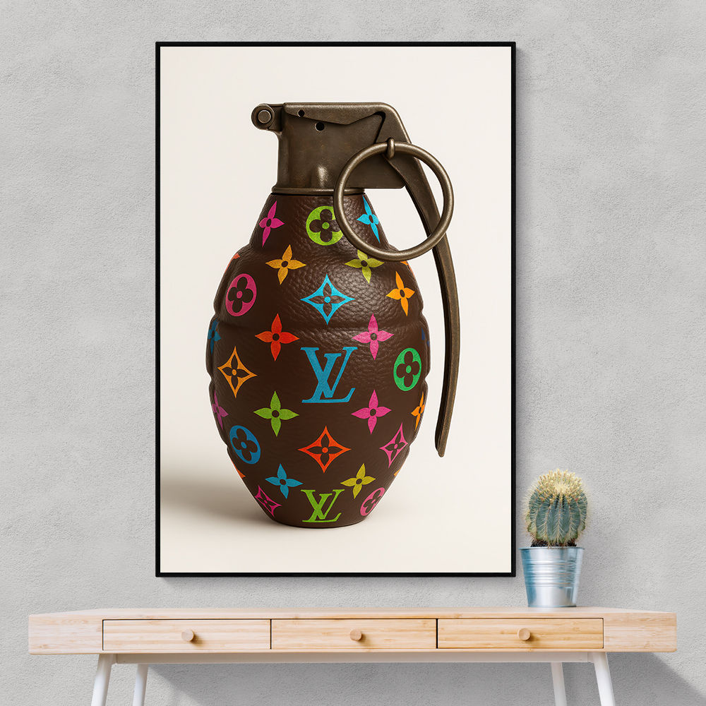 Louis Vuitton Fashion Inspired Grenade 3 Wall Art